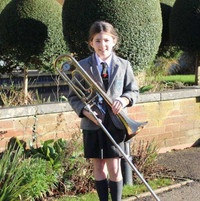 News » Charlotte Awarded Grade 7 In Trombone